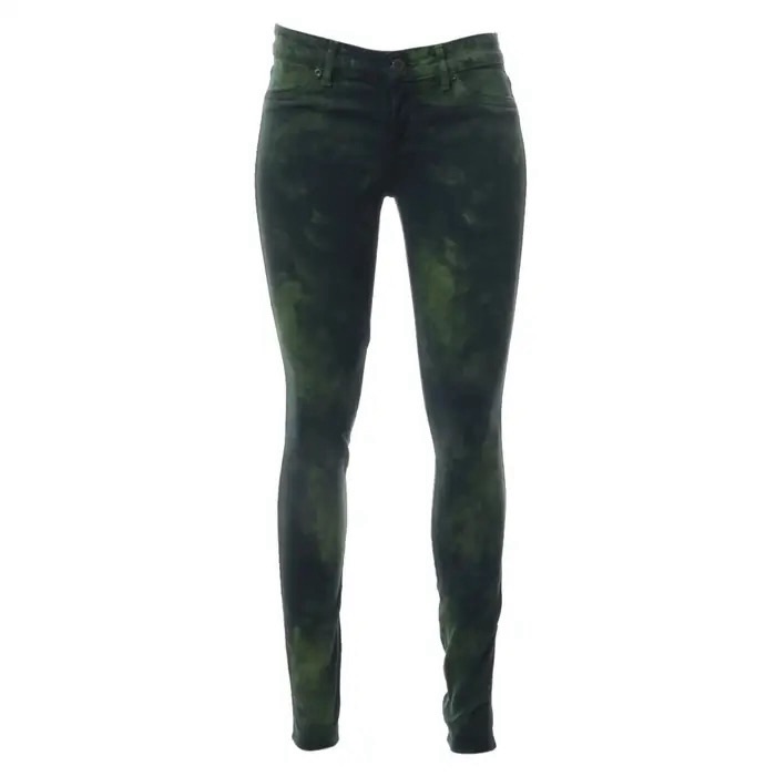 Rich & Skinny Green Tie Dye Skinny Jeans